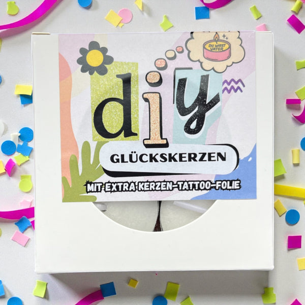 Das DIY Glückskerzen Set – Sag es durch die Kerze!